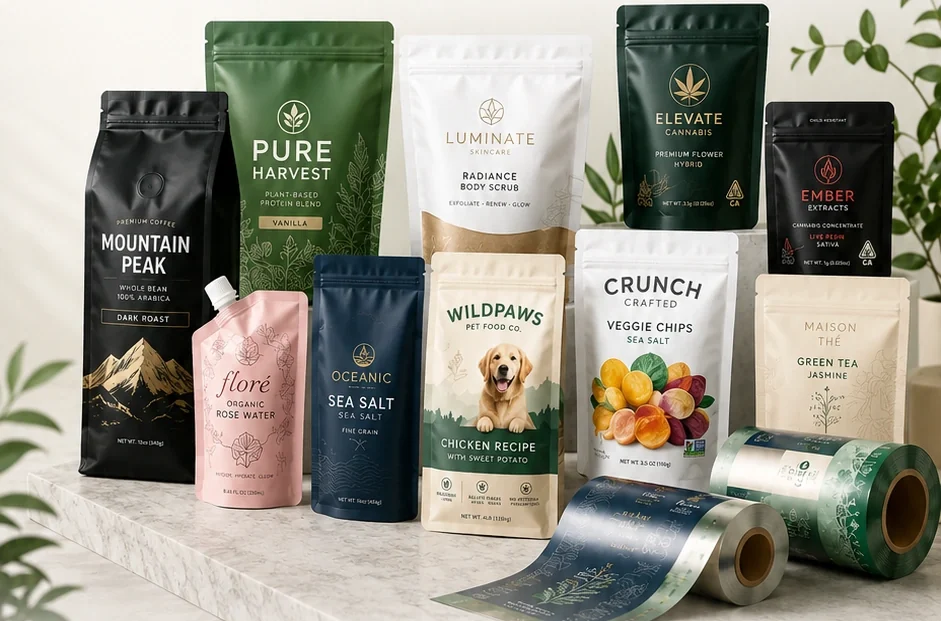 Dedicated mobile hero products for flexible packaging and pouches